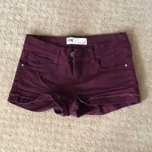 RSQ Maroon shorts